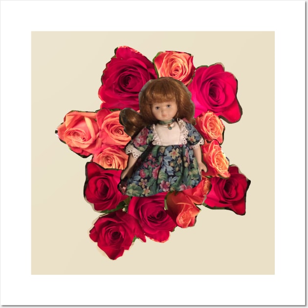 Rosy Doll Wall Art by Scootin Newt